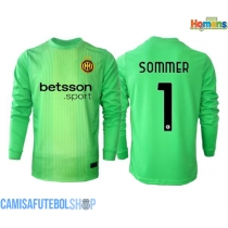 Camisa de time de futebol Inter Milan Yann Sommer #1 Goleiro Replicas 3º Equipamento 2025-26 Manga Comprida